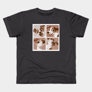 Happy Tails: Expressive Dog Moods VIII Kids T-Shirt